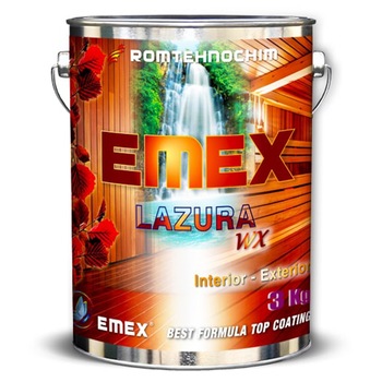 Lazura colorata pentru Lemn EMEX WX, Bambus, 3 KG Lazura colorata pentru Lemn EMEX WX, Bambus, 3 KG