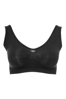 Bustiera pentru extraconfort, fara cusaturi si fara sarma, Sarah Borghi, Negru Bustiera pentru extraconfort, fara cusaturi si fara sarma, Sarah Borghi, Negru