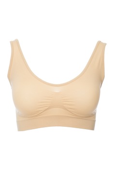 Bustiera pentru extraconfort, fara cusaturi si fara sarma, Sarah Borghi, Nude Bustiera pentru extraconfort, fara cusaturi si fara sarma, Sarah Borghi, Nude