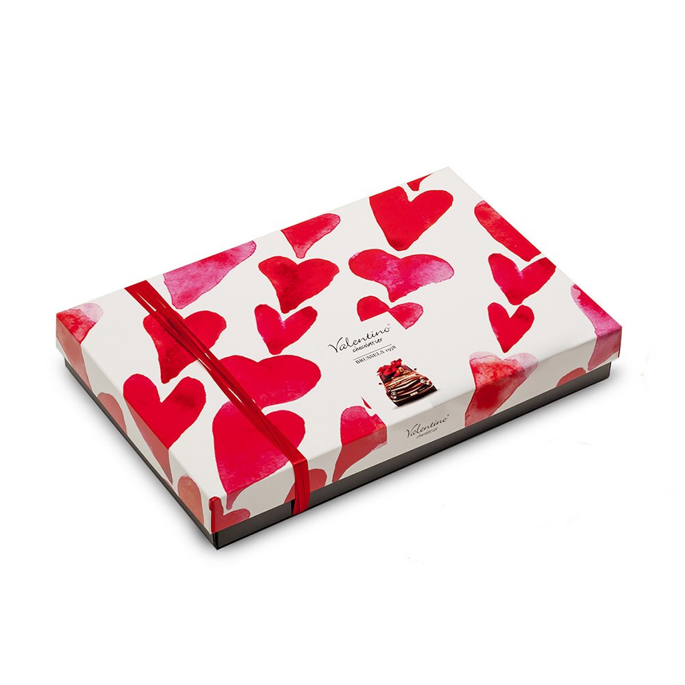 Cutie Red Hearts 225g - cutie model inimioare cu 15 praline belgiene