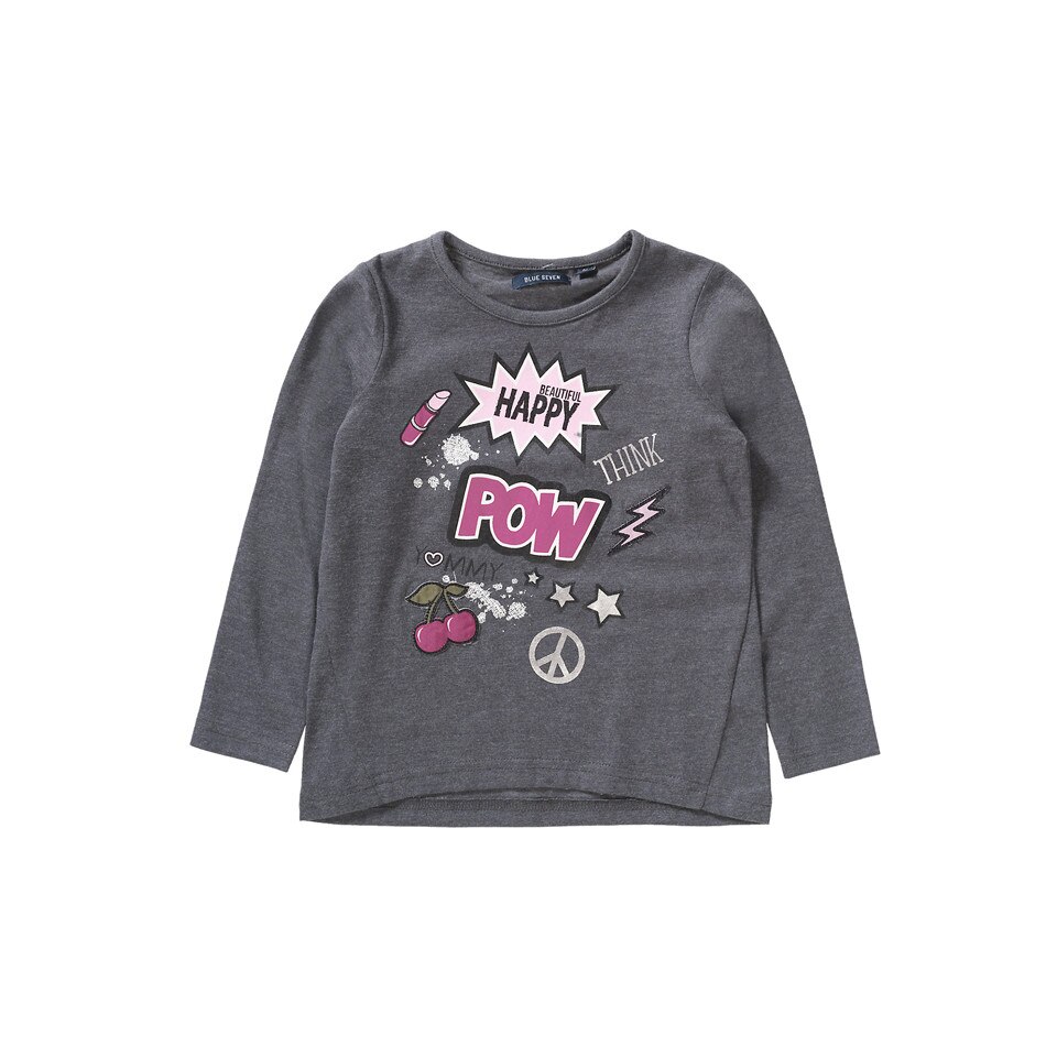 Bluza imprimata Blue Seven fete, marimea 116 cm, 6 ani