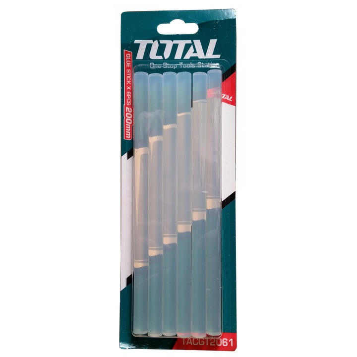 Total szilikon rúdak, 11.2mm, 20cm, 6 darab