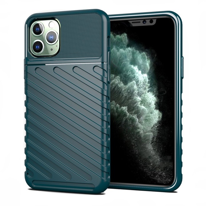 Кейс Rugged Armor за iPhone 11 Pro Max, Shockproof, Зелен