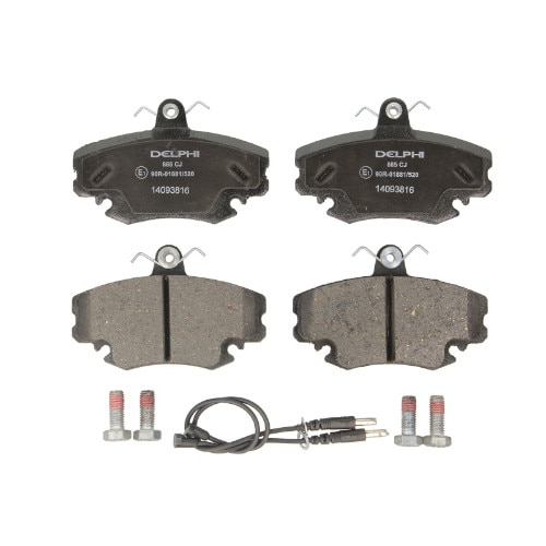 Set placute frana fata Delphi pentru Dacia Logan I, Logan MCV I, Sandero I, Solenza