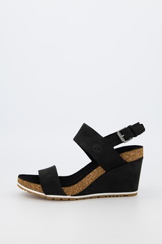 Timberland, Sandale de piele intoarsa, cu platforma Capri Sunset Timberland, Sandale de piele intoarsa, cu platforma Capri Sunset