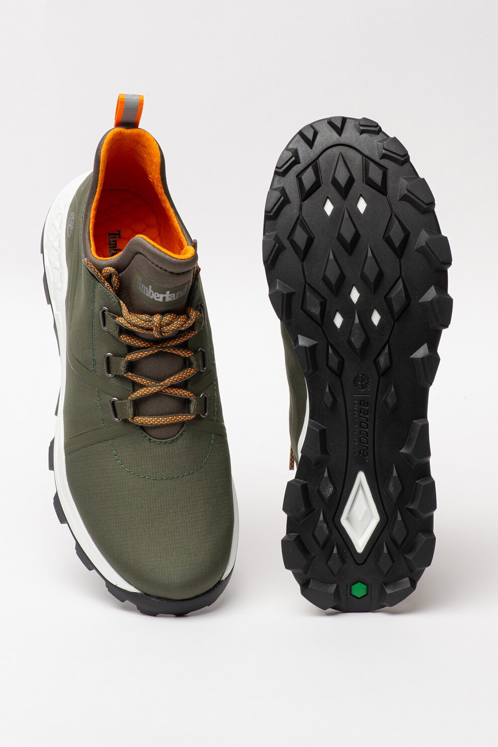 Timberland, Pantofi sport slip-on Brooklyn, Verde oliv, 8.5 - eMAG.ro