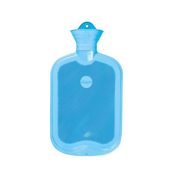 Perna pentru apa calda SANGER din cauciuc natural 2L, bleu Perna pentru apa calda SANGER din cauciuc natural 2L, bleu