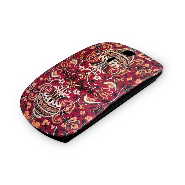 Vintage mintás vezetéknélküli egér 3