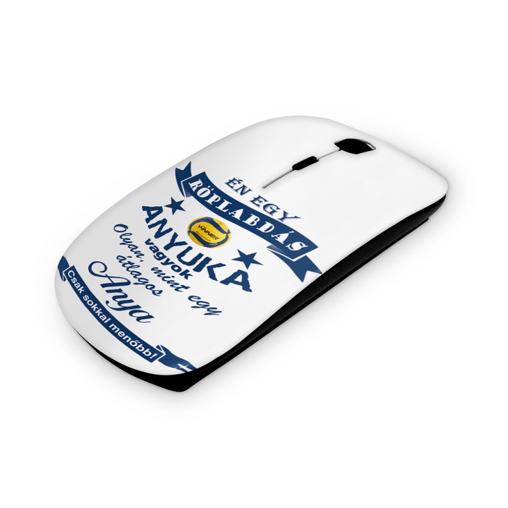 Röplabdás anyuka mintás vezetéknélküli egér