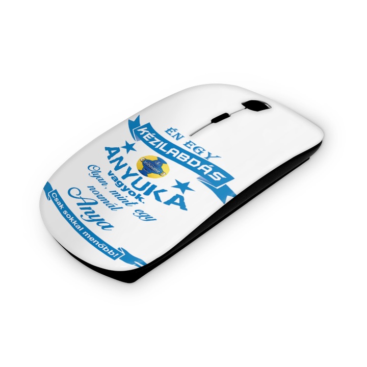 Kézilabdás anyuka mintás vezetéknélküli egér