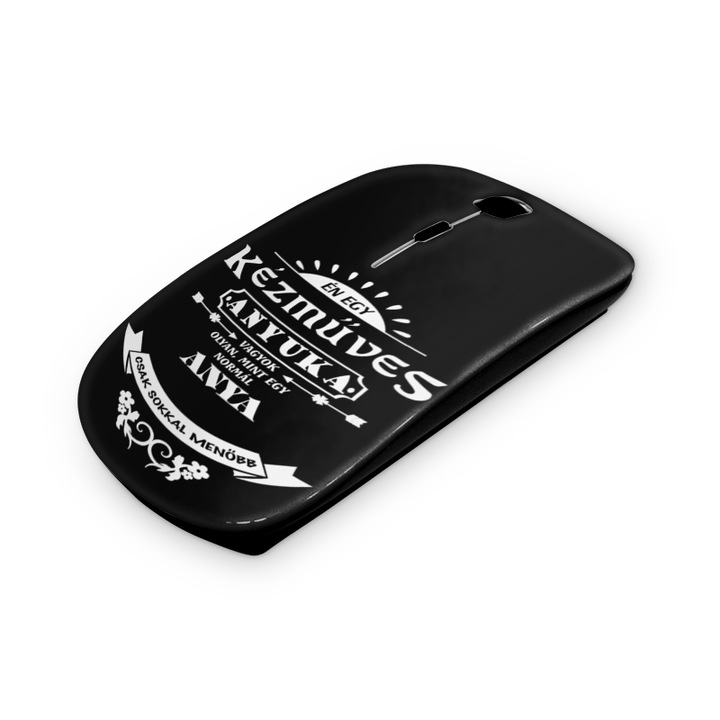 Kézműves anyuka mintás vezetéknélküli egér