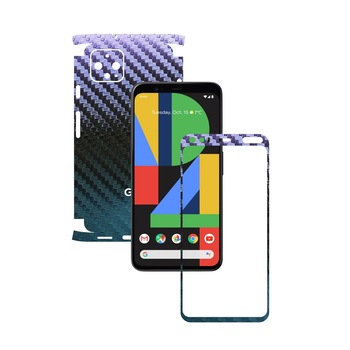 Folie Protectie Carbon Skinz pentru Google Pixel 4 XL - Carbon Cameleon 360 Cut, Skin Adeziv Full Body Cover pentru Rama Ecran, Carcasa Spate si Laterale Folie Protectie Carbon Skinz pentru Google Pixel 4 XL - Carbon Cameleon 360 Cut, Skin Adeziv Full Body Cover pentru Rama Ecran, Carcasa Spate si Laterale