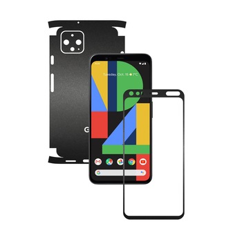 Folie Protectie Carbon Skinz pentru Google Pixel 4 - Negru Mat 360 Cut, Skin Adeziv Full Body Cover pentru Rama Ecran, Carcasa Spate si Laterale Folie Protectie Carbon Skinz pentru Google Pixel 4 - Negru Mat 360 Cut, Skin Adeziv Full Body Cover pentru Rama Ecran, Carcasa Spate si Laterale
