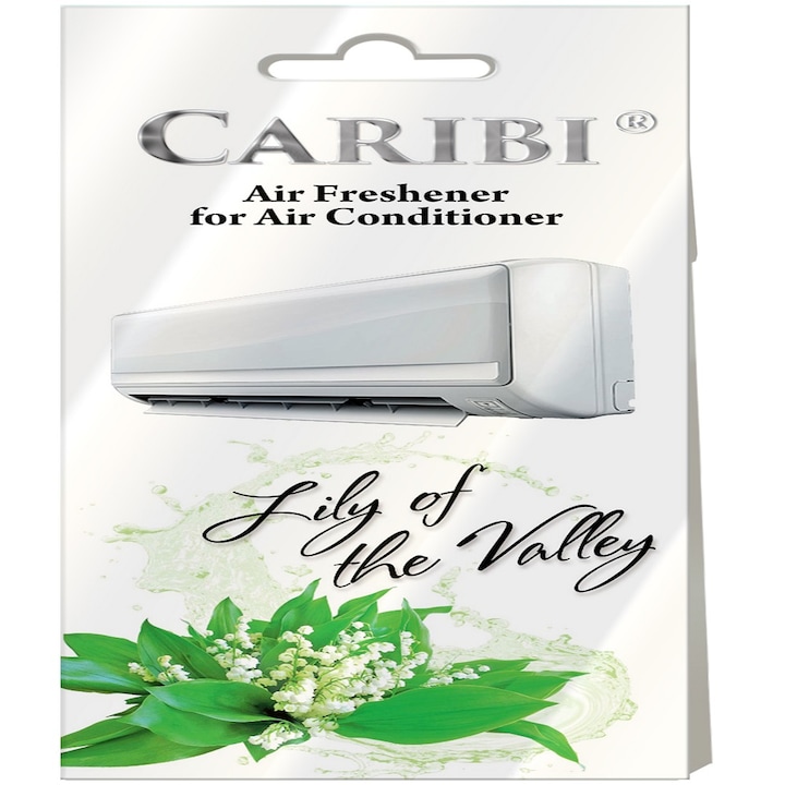 Odorizant pentru aparatul de aer conditionat, Caribi Air Freshener aroma de lacramioare