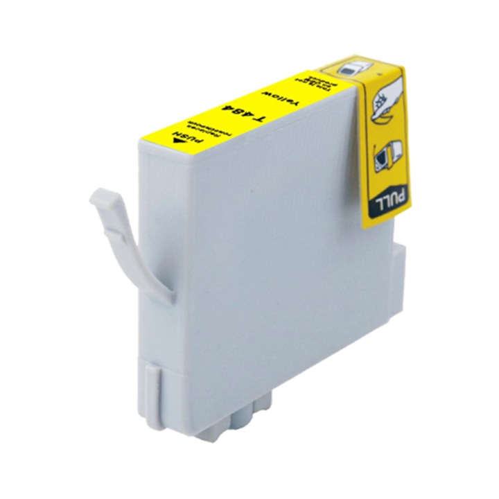 ECO Epson T0484 utángyártott Yellow tintapatron, 182819, Patron-Utángyártott