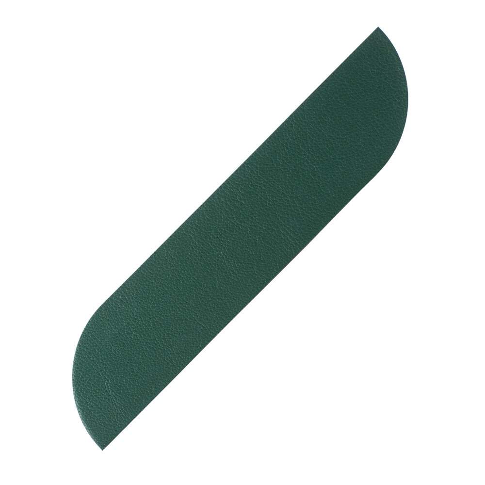 Semn de carte cu rigla e-store, piele PU, verde