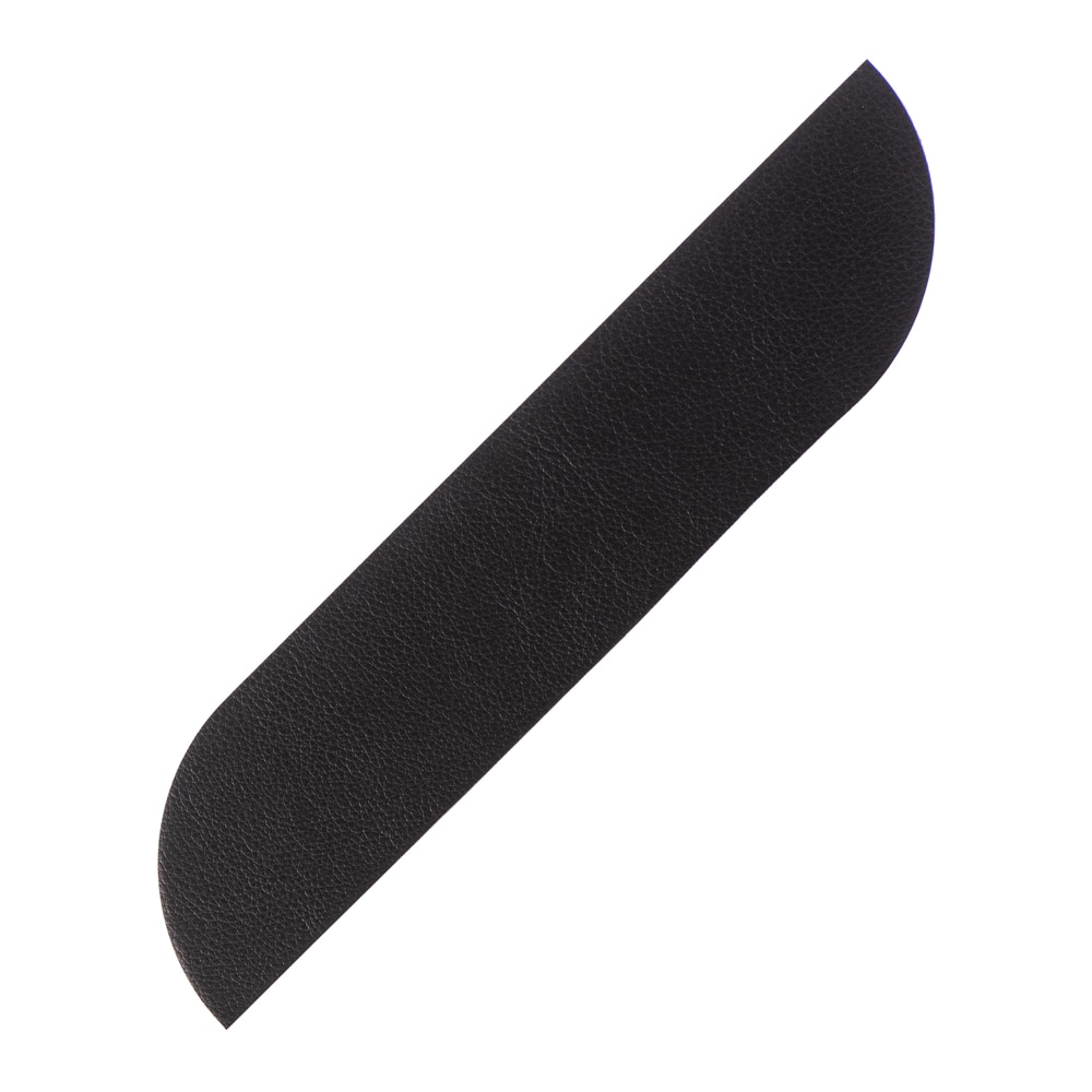 Semn de carte cu rigla e-store, piele PU, negru