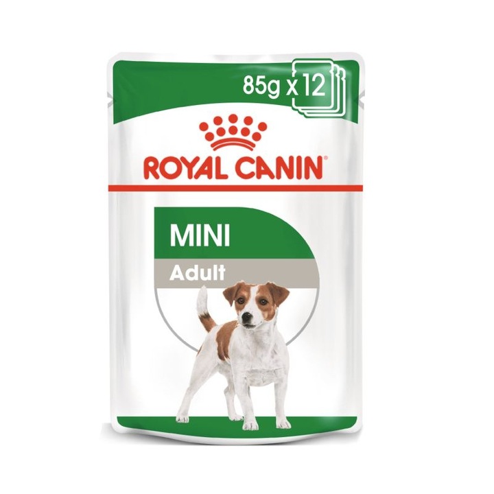 Hrana umeda pentru caini, Plic Royal Canin, Mini Adult, 85g