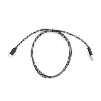 Cablu Nylon USB C ( Type C )3.0 / 3.1, 1m, Negru Cablu Nylon USB C ( Type C )3.0 / 3.1, 1m, Negru