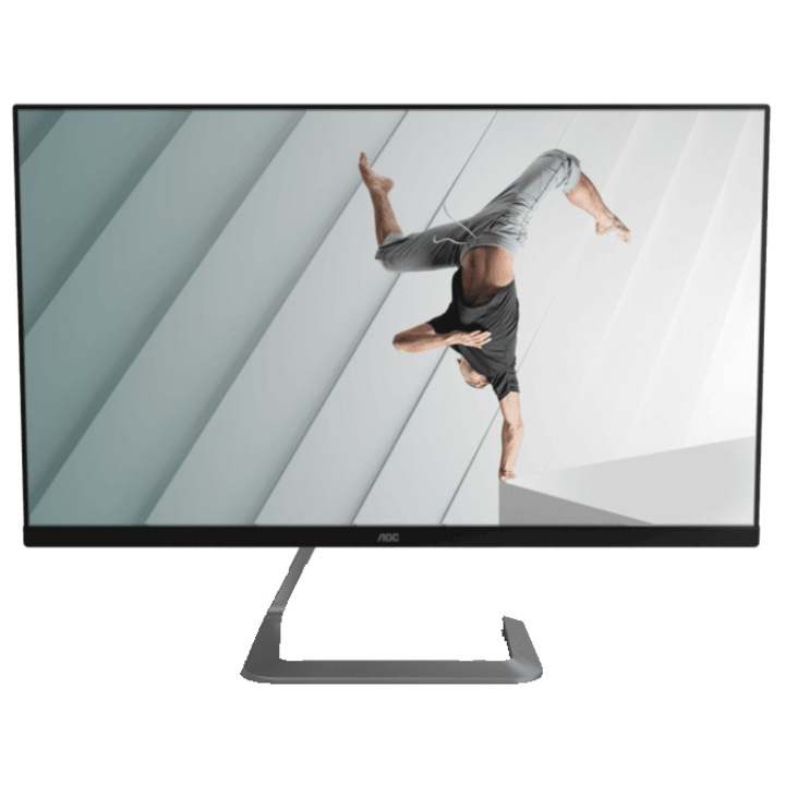 Monitor LED IPS AOC Porsche 27", WQHD, DisplayPort, Frameless, 75Hz, FreeSync, Q27T1