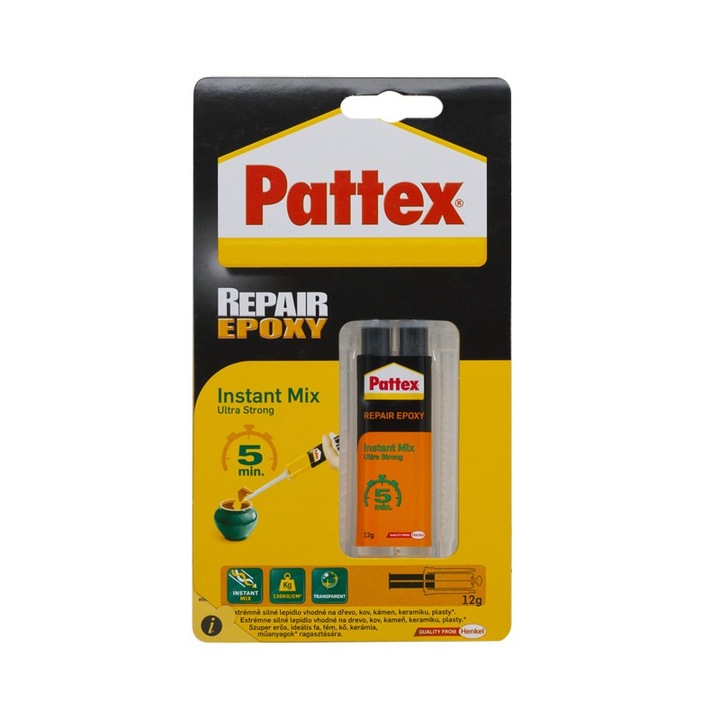 Adeziv universal, 2 componente, pentru uz interior si exterior, 12g