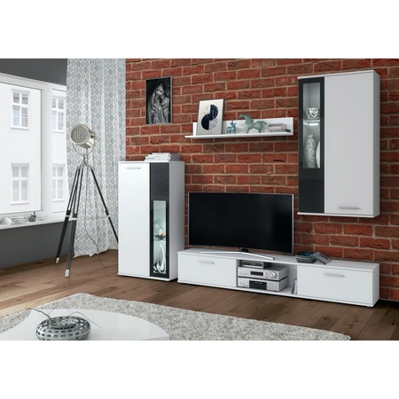 Living Kring Laholm. Culoare alb, 255 x 180 x 30 cm