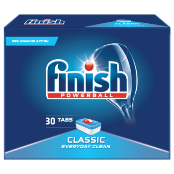 Detergent pentru masina de spalat vase Finish Classic, 30 tablete Detergent pentru masina de spalat vase Finish Classic, 30 tablete