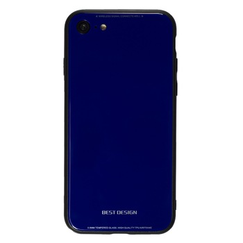 Husa Spate Oglinda iPhone 8/SE 2 Albastru Husa Spate Oglinda iPhone 8/SE 2 Albastru