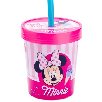 Pahar pentru copii, Zola®, cu pai, Minnie, 550 ml Pahar pentru copii, Zola®, cu pai, Minnie, 550 ml