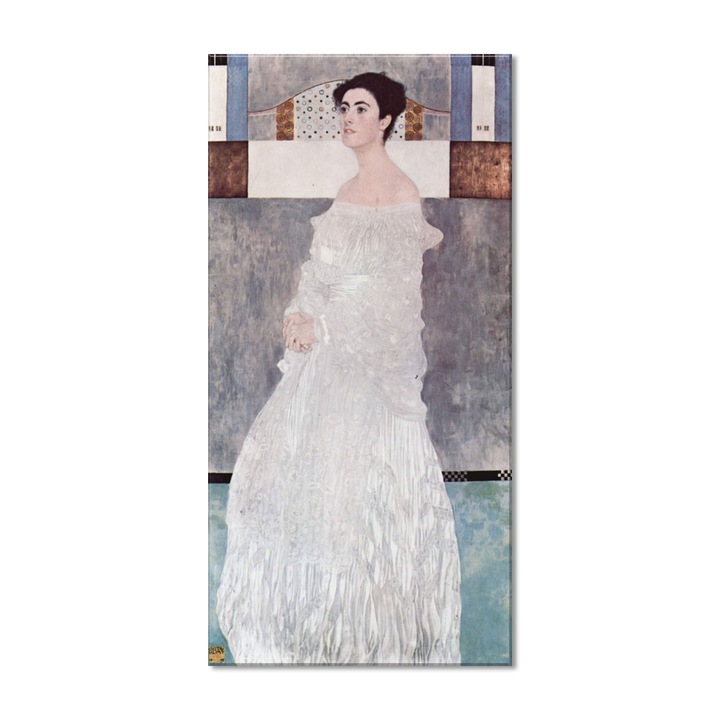 Tablou Canvas Premium Arta Clasica Heartwork, Reproducere, Gustav Klimt, Portrait of Margaret Stonborough-Wittgenstein 1905, 40 cm x 80 cm