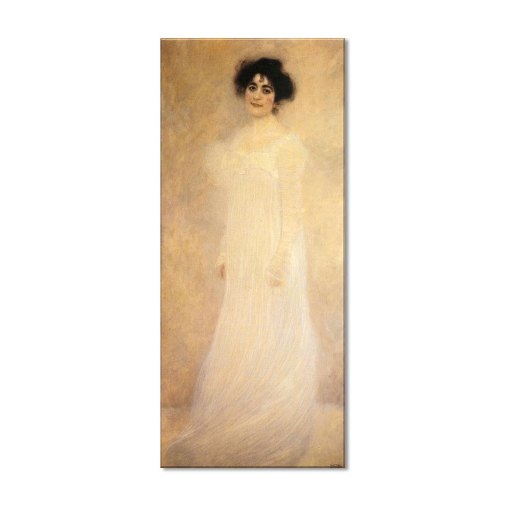 Tablou Canvas Premium Arta Clasica Heartwork, Reproducere, Gustav Klimt, Portrait of Serena Lederer 1899, 34 cm x 80 cm