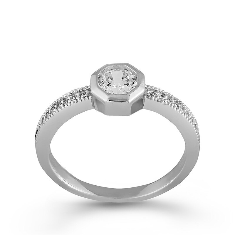 Inel Logodna Carla M* Argint 925 CZ, 50 O17015W