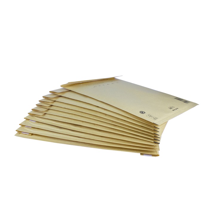 Set 10 plicuri 29x37 cm, kraft, EVOffice