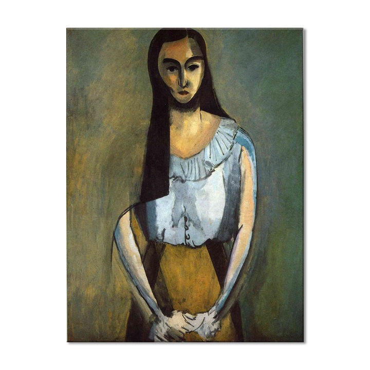 Tablou Canvas Premium Arta Clasica Heartwork, Reproducere, Henri Matisse, The Italian Woman 1916, 60 cm x 80 cm