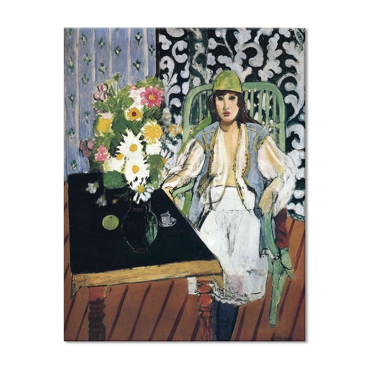 Tablou Canvas Premium Arta Clasica Heartwork, Reproducere, Henri Matisse, The Black Table 1919, 62 cm x 80 cm