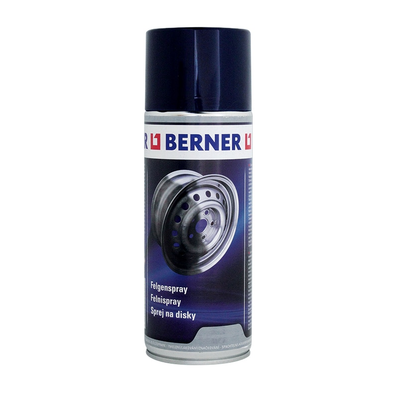 Spray vopsea Berner pentru jante, 400ml, argintiu
