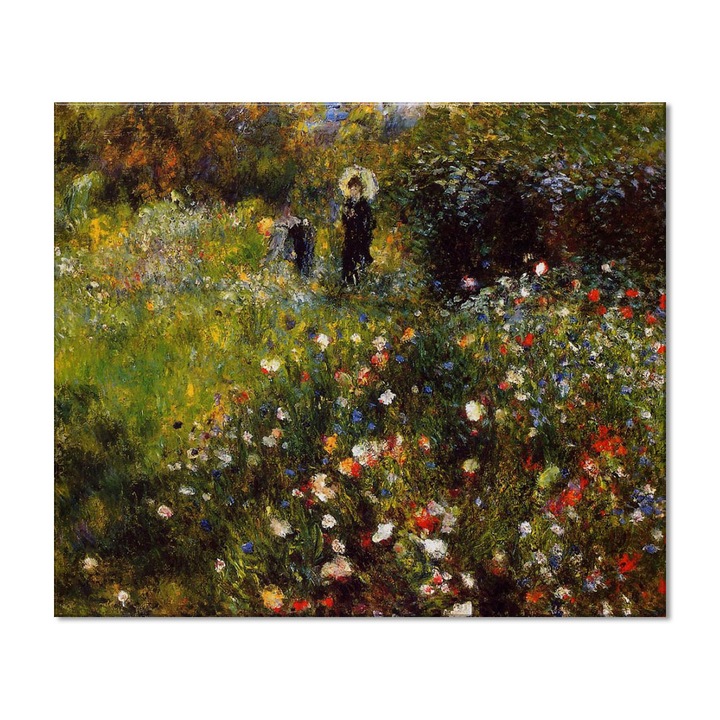 Tablou Canvas Premium Arta Clasica Heartwork, Reproducere, Pierre-Auguste Renoir, Summer landscape 1875, 80 cm x 95 cm
