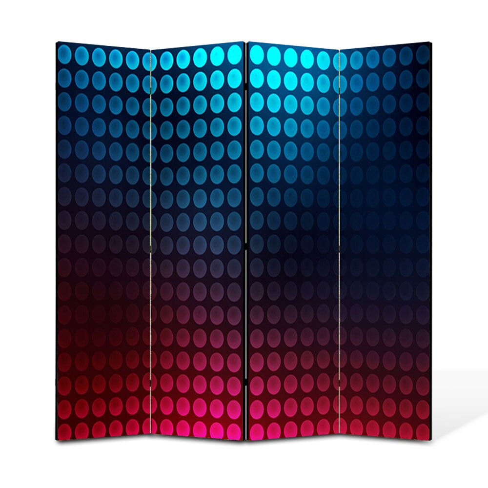 Paravan 4 piese Premium Heartwork TrueColor Buline, Panza pe cadru de lemn, Decoratiuni Moderne pentru Casa, 4 x 45 x 180 cm, 180 x 180 cm