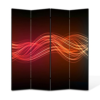 Paravan 4 piese Premium Heartwork TrueColor Unde luminoase, Panza pe cadru de lemn, Decoratiuni Moderne pentru Casa, 4 x 45 x 180 cm, 180 x 180 cm Paravan 4 piese Premium Heartwork TrueColor Unde luminoase, Panza pe cadru de lemn, Decoratiuni Moderne pentru Casa, 4 x 45 x 180 cm, 180 x 180 cm