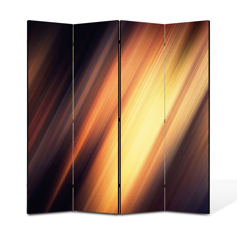 Paravan 4 piese Premium Heartwork TrueColor Fante de lumina, Panza pe cadru de lemn, Decoratiuni Moderne pentru Casa, 4 x 45 x 180 cm, 180 x 180 cm