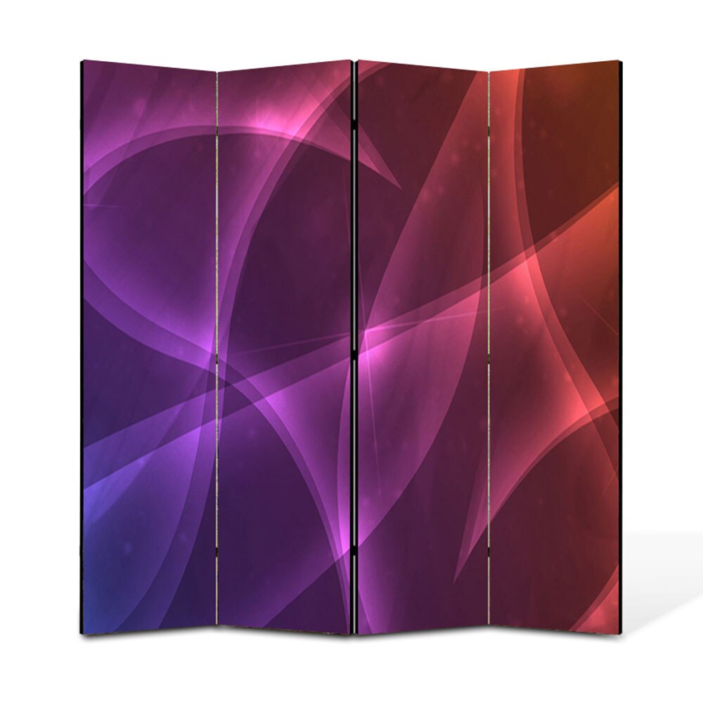 Paravan 4 piese Premium Heartwork TrueColor Lumini calde, Panza pe cadru de lemn, Decoratiuni Moderne pentru Casa, 4 x 45 x 180 cm, 180 x 180 cm