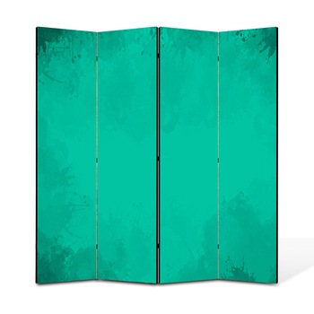 Paravan 4 piese Premium Heartwork TrueColor Turcoaz, Panza pe cadru de lemn, Decoratiuni Moderne pentru Casa, 4 x 45 x 180 cm, 180 x 180 cm Paravan 4 piese Premium Heartwork TrueColor Turcoaz, Panza pe cadru de lemn, Decoratiuni Moderne pentru Casa, 4 x 45 x 180 cm, 180 x 180 cm