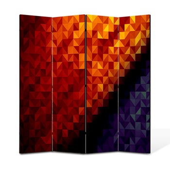 Paravan 4 piese Premium Heartwork TrueColor Patratele, Panza pe cadru de lemn, Decoratiuni Moderne pentru Casa, 4 x 45 x 180 cm, 180 x 180 cm Paravan 4 piese Premium Heartwork TrueColor Patratele, Panza pe cadru de lemn, Decoratiuni Moderne pentru Casa, 4 x 45 x 180 cm, 180 x 180 cm