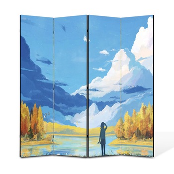 Paravan 4 piese Premium Heartwork TrueColor Animatie, Panza pe cadru de lemn, Decoratiuni Moderne pentru Casa, 4 x 45 x 180 cm, 180 x 180 cm Paravan 4 piese Premium Heartwork TrueColor Animatie, Panza pe cadru de lemn, Decoratiuni Moderne pentru Casa, 4 x 45 x 180 cm, 180 x 180 cm