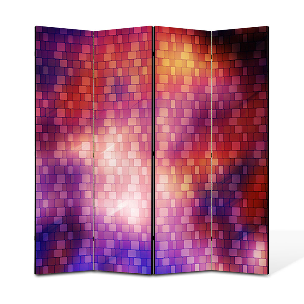 Paravan 4 piese Premium Heartwork TrueColor Model, Panza pe cadru de lemn, Decoratiuni Moderne pentru Casa, 4 x 45 x 180 cm, 180 x 180 cm