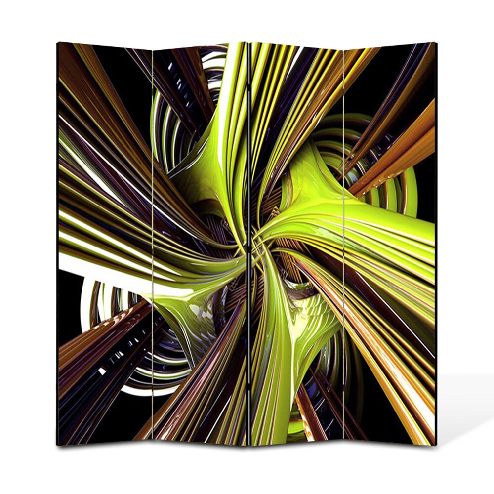 Paravan 4 piese Premium Heartwork TrueColor Vartej, Panza pe cadru de lemn, Decoratiuni Moderne pentru Casa, 4 x 45 x 180 cm, 180 x 180 cm