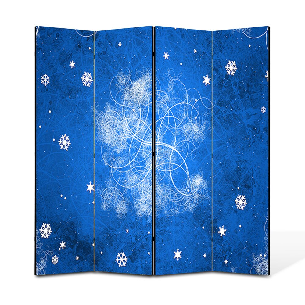 Paravan 4 piese Premium Heartwork TrueColor Cromozomi, Panza pe cadru de lemn, Decoratiuni Moderne pentru Casa, 4 x 45 x 180 cm, 180 x 180 cm