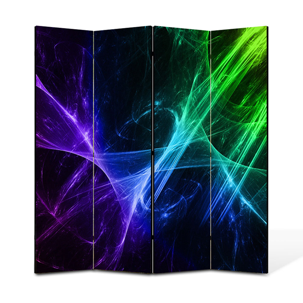 Paravan 4 piese Premium Heartwork TrueColor Energii pozitive, Panza pe cadru de lemn, Decoratiuni Moderne pentru Casa, 4 x 45 x 180 cm, 180 x 180 cm