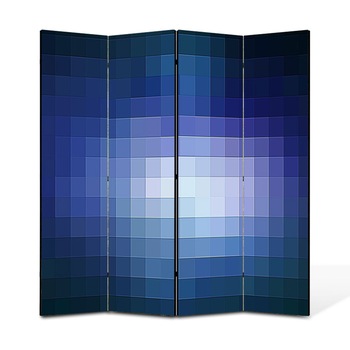 Paravan 4 piese Premium Heartwork TrueColor Lumina pixelata, Panza pe cadru de lemn, Decoratiuni Moderne pentru Casa, 4 x 45 x 180 cm, 180 x 180 cm Paravan 4 piese Premium Heartwork TrueColor Lumina pixelata, Panza pe cadru de lemn, Decoratiuni Moderne pentru Casa, 4 x 45 x 180 cm, 180 x 180 cm