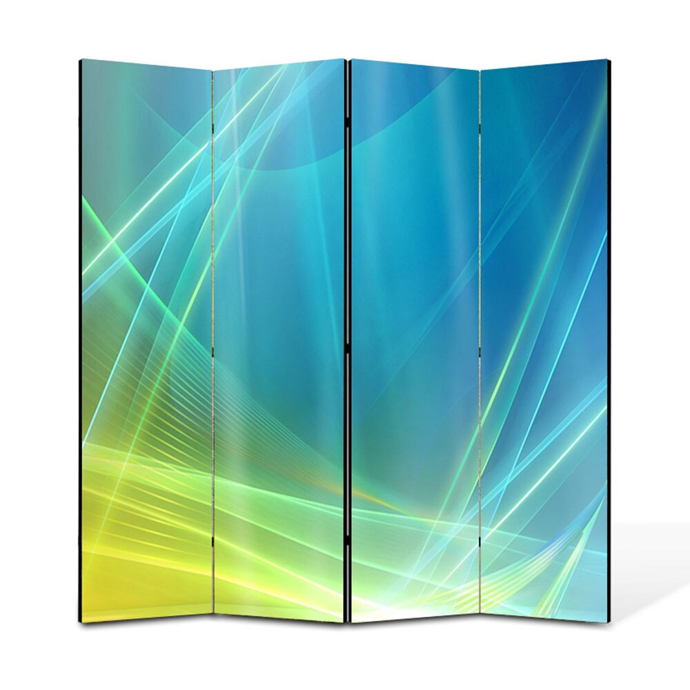 Paravan 4 piese Premium Heartwork TrueColor Desktop, Panza pe cadru de lemn, Decoratiuni Moderne pentru Casa, 4 x 45 x 180 cm, 180 x 180 cm